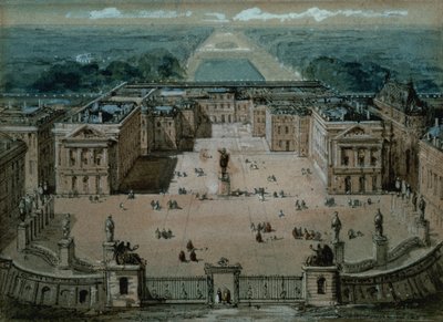 Ansicht von Versailles von Luigi Loir